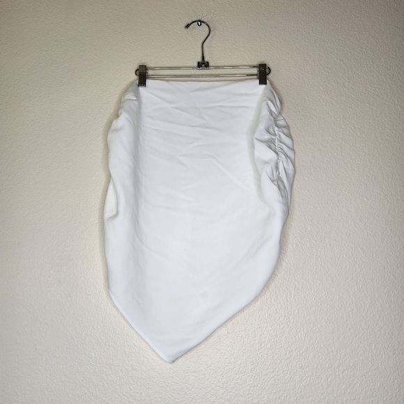 THE SEI Draped Asymmetric Ruched Top 10 - Picture 2 of 6